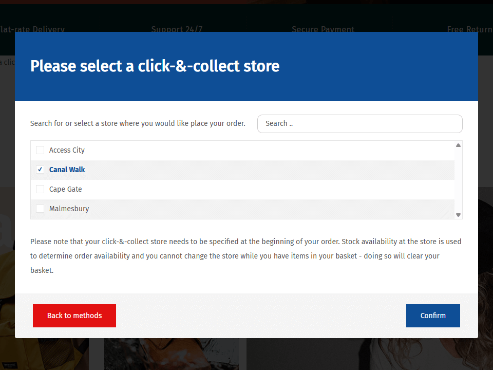 WooCommerce Store Locator Plugin - Frontend Modal Popup